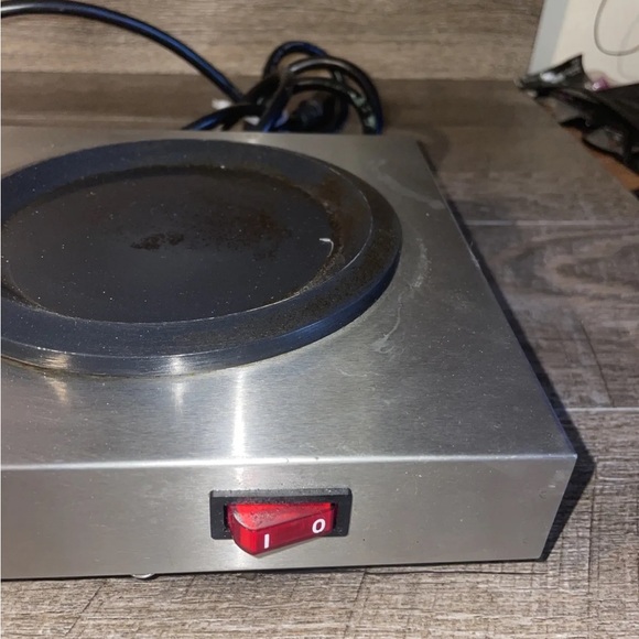 Adcraft Coffee Warmer WP-2 Side by Side  Plate With 2 Stations - Picture 5 of 9